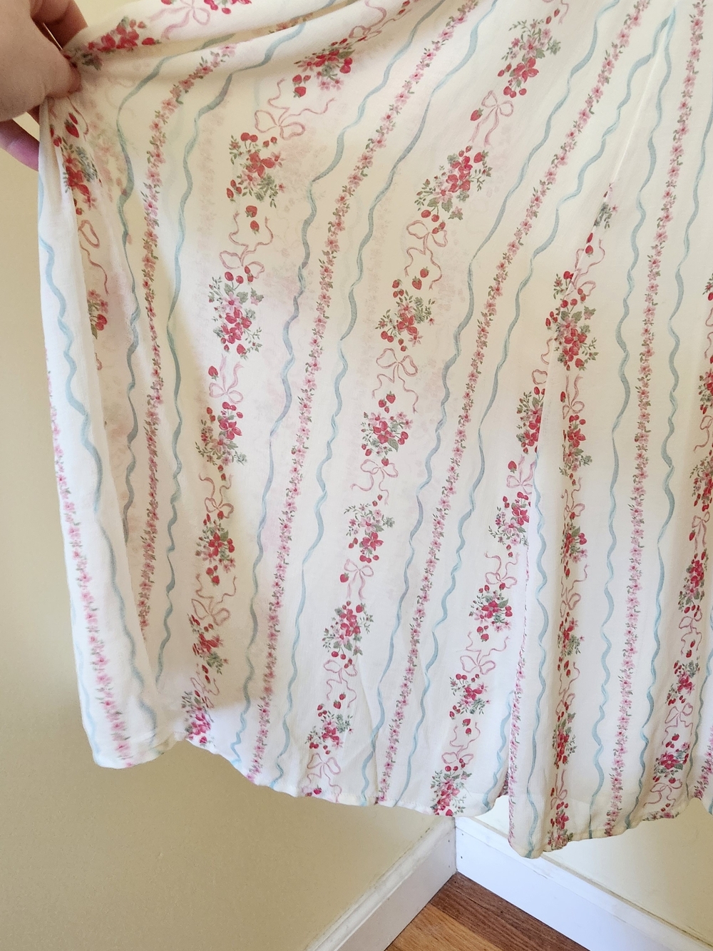 NWT TORRID antoinette Maxi Ruffle Chiffon Cottagecore Floral Prairie Dress 3 - Picture 8 of 10